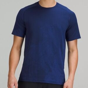 Lululemon Metal Vent Tech Short Sleeve Tee Mens Sz XXL T-Shirt Blue Performance